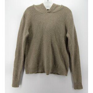 Gentle Herd Sweater Small Wool Pullover Hoodie Thermal Waffle Knit